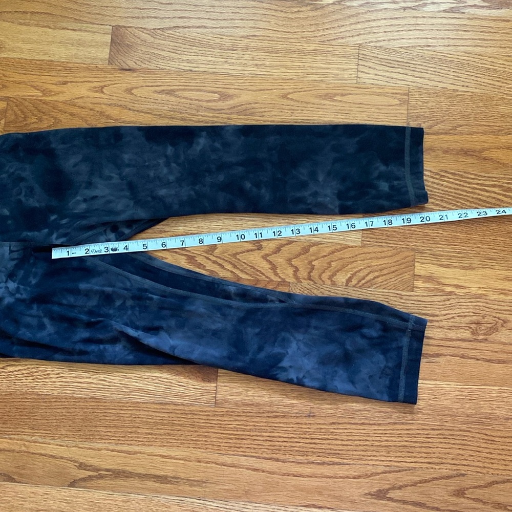 Lululemon Align Crop 21" *Diamond Dye Diamond Dye Asphalt Grey True Navy Size 2 - Picture 7 of 14